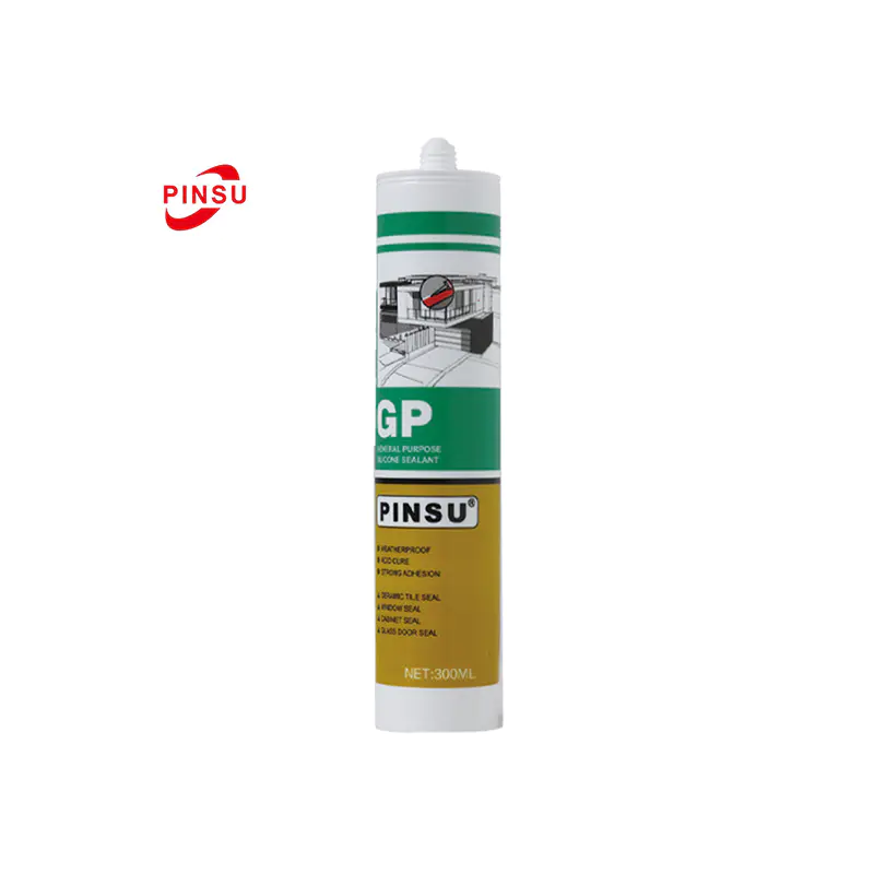 Acetický silikónový tmel PINSU-GP na tesnenie skiel a okien